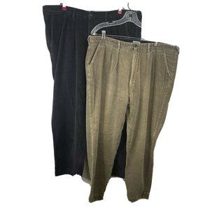 Lot of 2 Bert Pulitzer Mens Corduroy Pants
